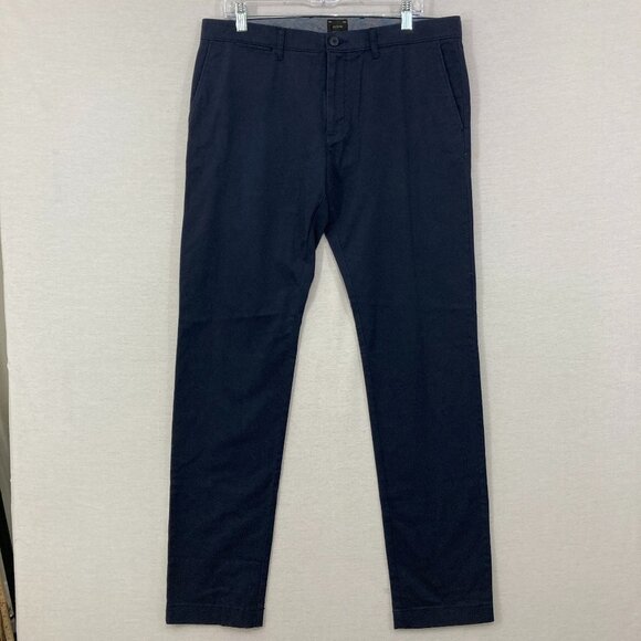 New J.Crew Men's 34x34 Chino Slim Fit Leg Pants in Navy Preppy Office Business